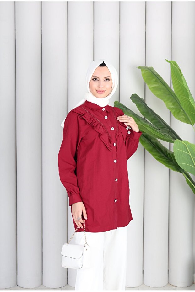 FIRFIR DETAYLI GÖMLEK - 1