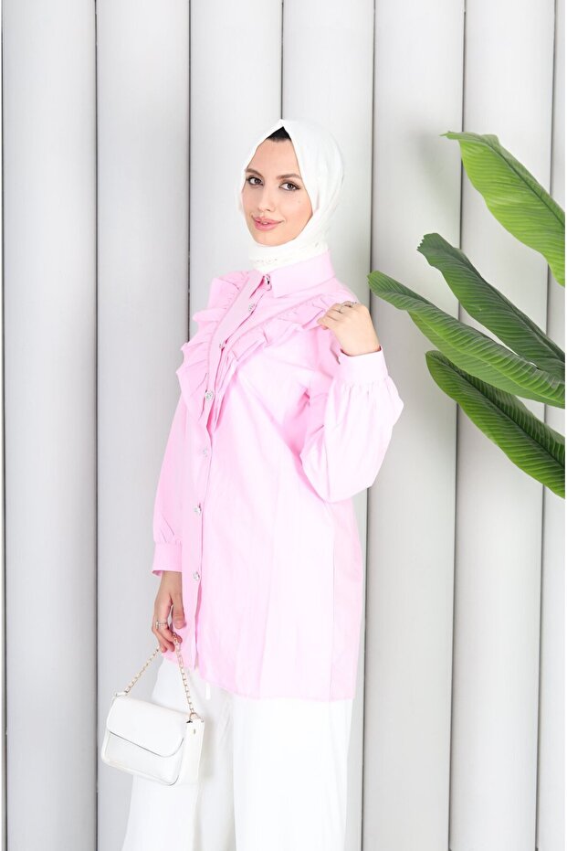 FIRFIR DETAYLI GÖMLEK - 6