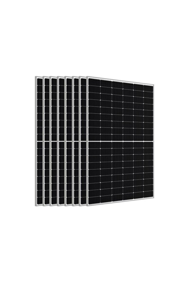 600W Half-Cut TOPCon Güneş Paneli - 8 Adet - 1