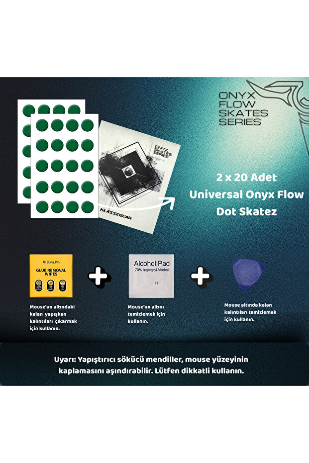 Onyx Flow Dot Mouse Skates - 5