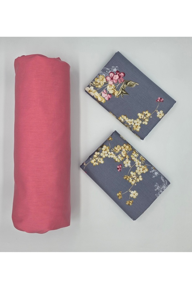 100% Cotton Fabric Fitted Sheet+Pillowcase Corner Depth 28-30 CM Soft Fabric New Season