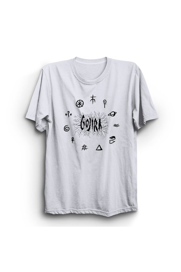 Gojira, with Symbols, Rock Metal Music Band Printed Unisex, 100% Cotton T-Shirt