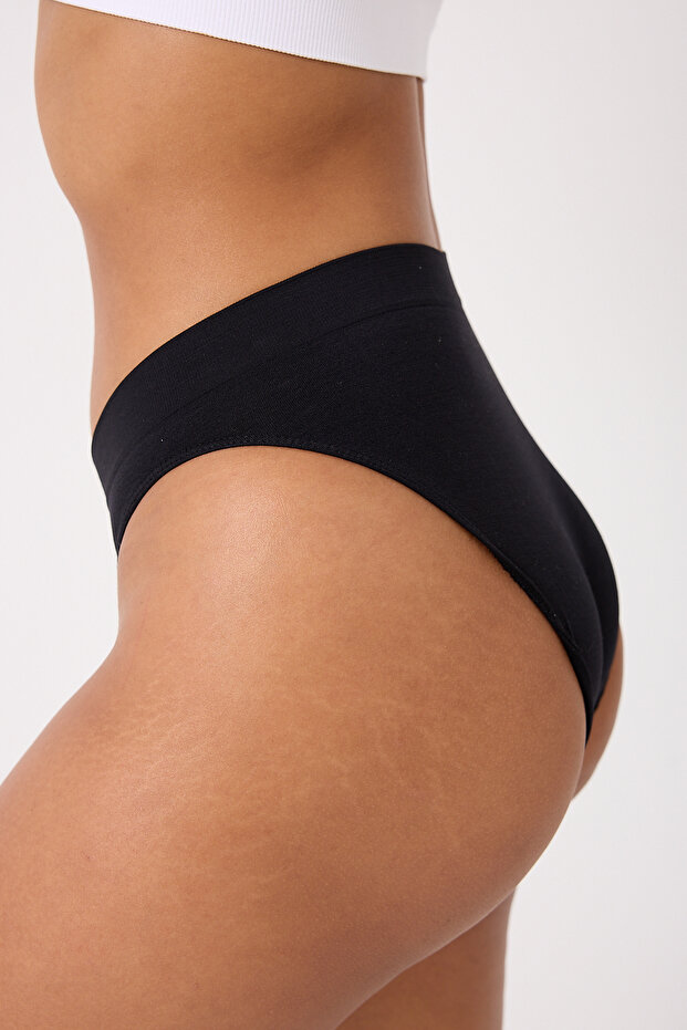 5'li Kadın Dikişsiz Basic Slip Küot - 7