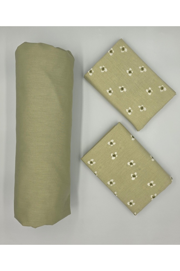 100% Cotton Fabric Fitted Sheet+Pillowcase Corner Depth 28-30 CM Soft Fabric New Season