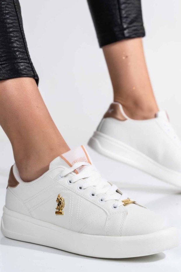 U.S. Polo Assn. Women's Sneakers Fashion Model Usp 0140 Beige