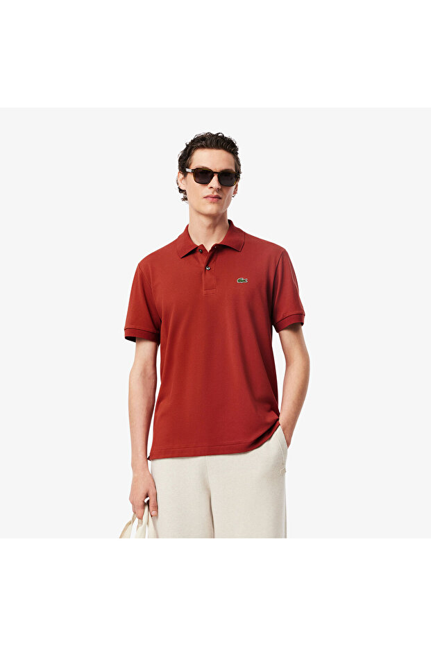 L.12.12 Light Erkek Classic Fit Kahverengi Polo - 1