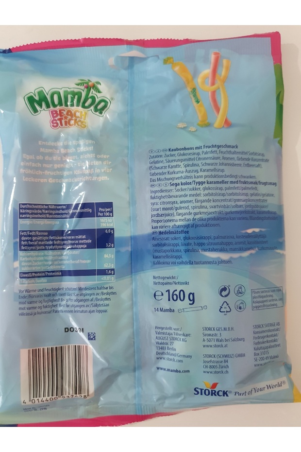 Beach Sticks 160g - 2