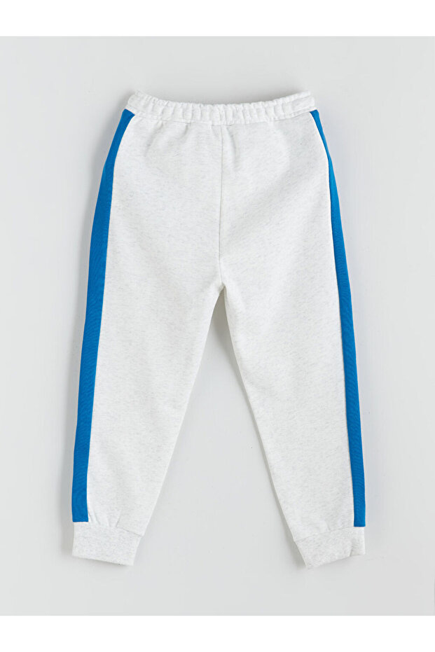 Mavi Baskılı Erkek Çocuk Sweatshirt ve Eşofman Alt 2'li - 5