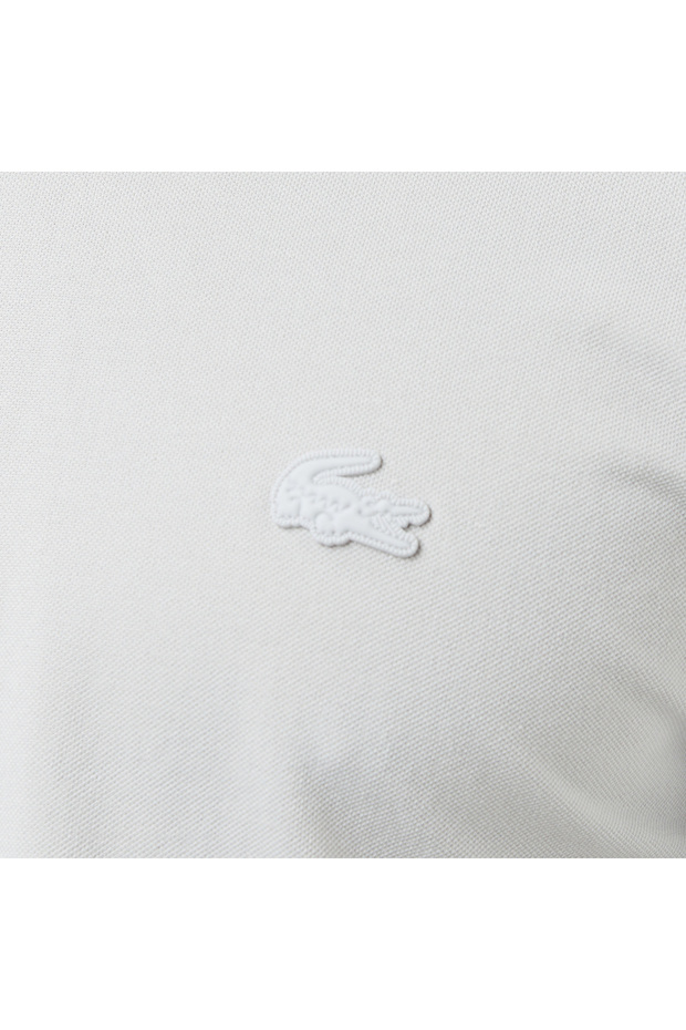 Erkek Slim Fit Yarım Fermuarlı Gri Polo - 5