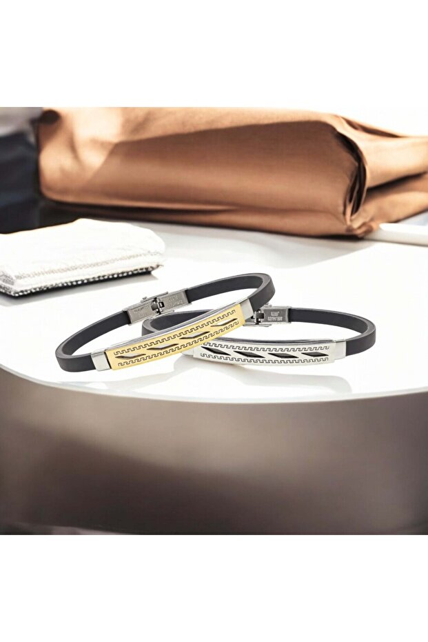 سوار فولاذي منقوش 3183SCB010 - 4