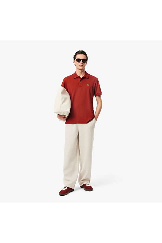 L.12.12 Light Erkek Classic Fit Kahverengi Polo - 5