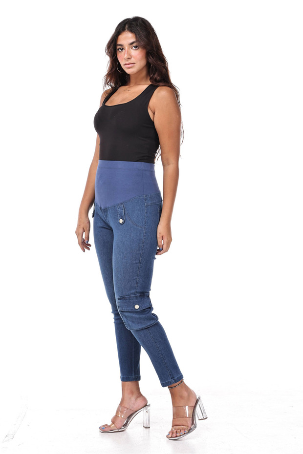 Maternity cargo pants - 4