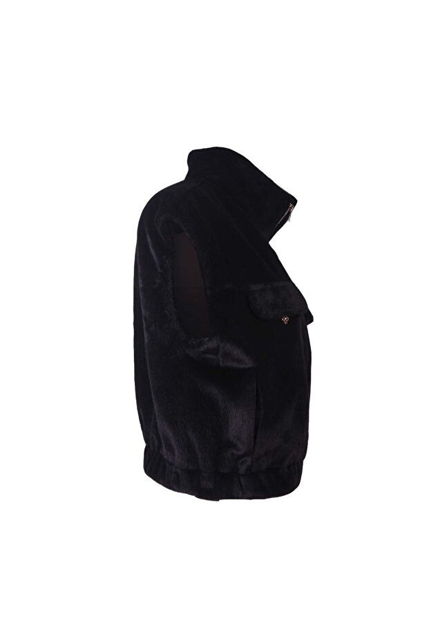 Siyah Kadın Yelek 4809 - 2