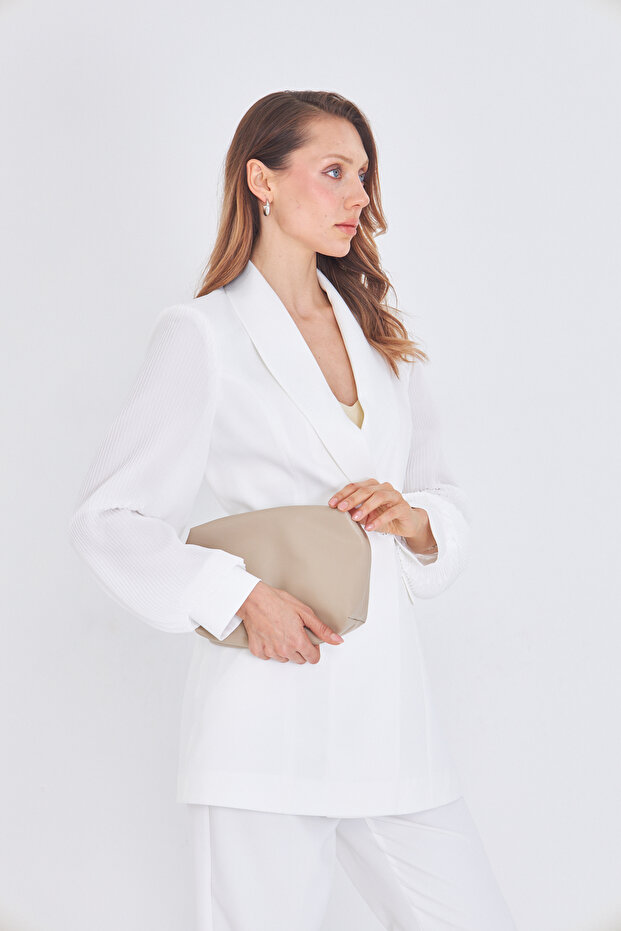 سترة بأكمام شيفون - 3