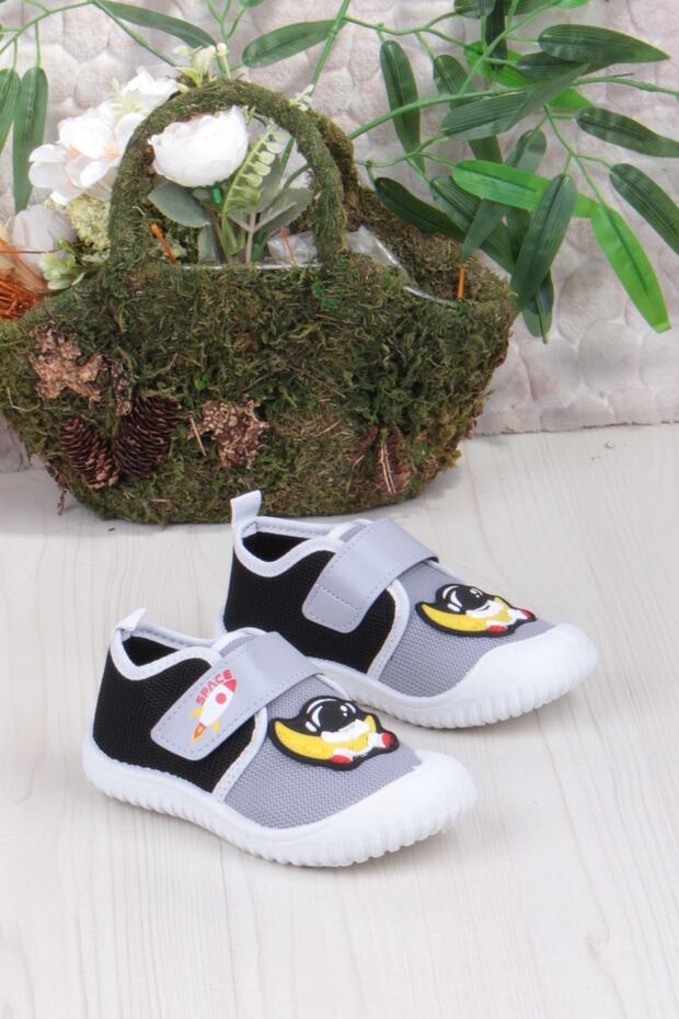 3410 Gz Astronaut Kindergarten Nursery Home Boys Linen Slippers Shoes