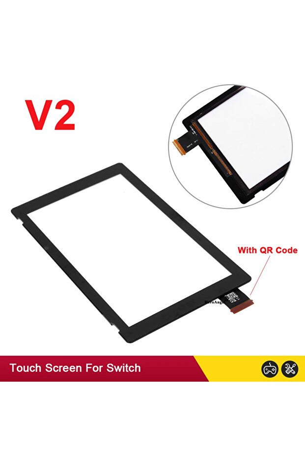 لـ Switch V2 جديد V1 V2 لـ Switch NS وحدة التحكم شاشة تعمل باللمس محول رقمي LCD يعمل باللمس استبدال شاشة اللمس - 1