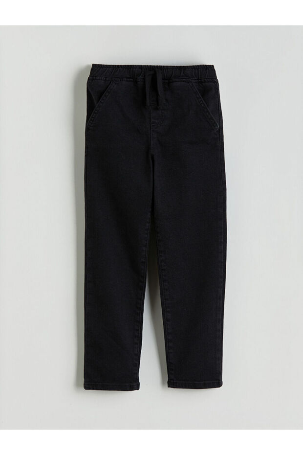 Create Your Style from Uzg Store |   Basic Boys' Jeans with Elastic Waistband - 2