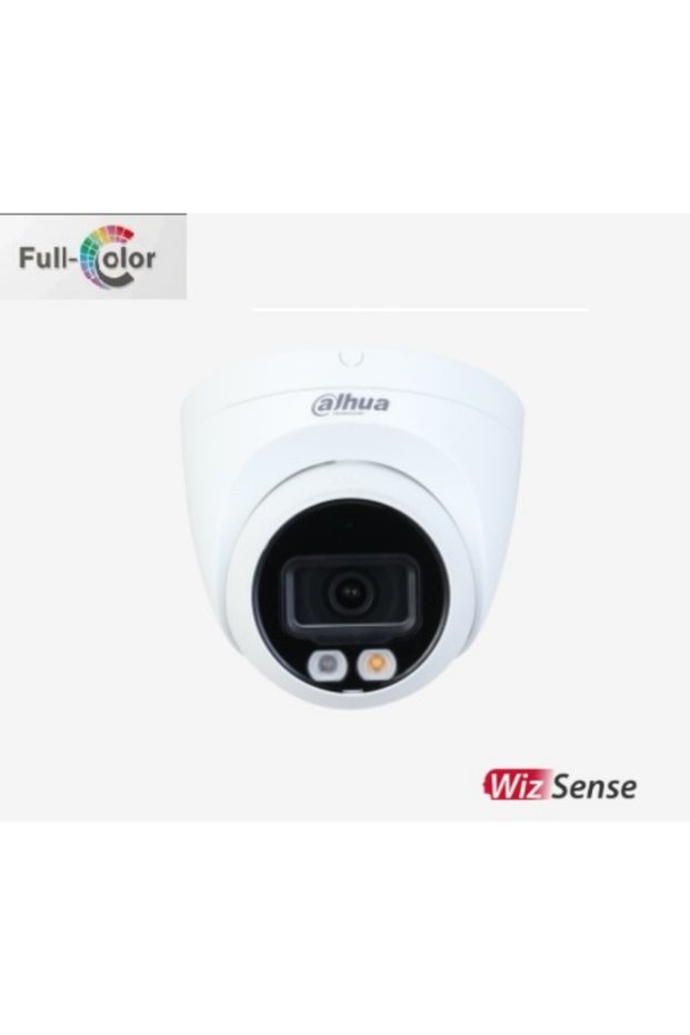 Dahua Ipc-Hdw2249T-S-Il, 2Mpix, Full Color, 2.8mm Lens, H265+, 30Mt Night Vision, Ip67, Built-In Micro