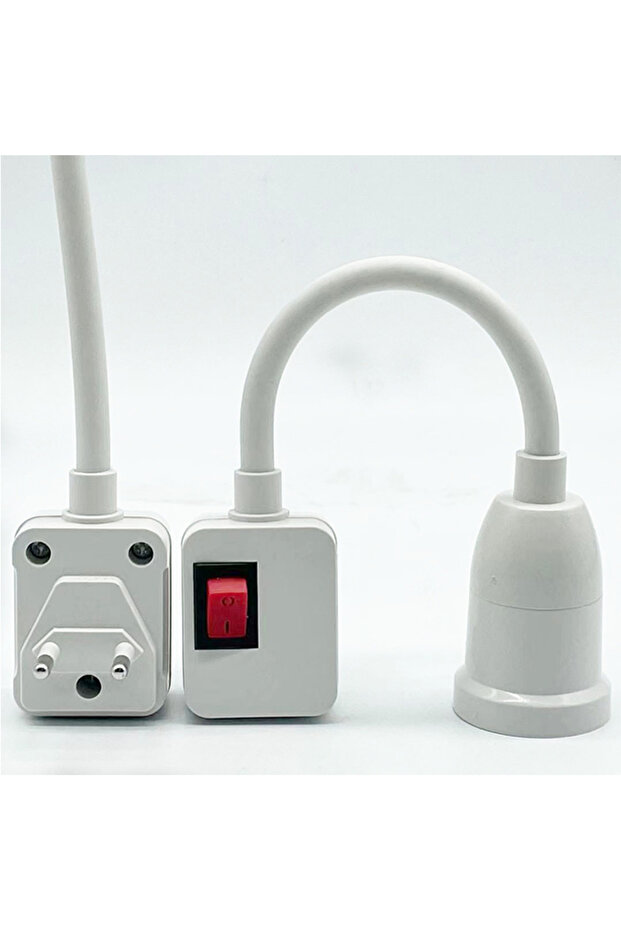 EU EU Plug Lamp Holder Direct Plug-in Rotary Lamp Head E27 Socket Lamp Bulb Holder with SwitchLED Ta - 1
