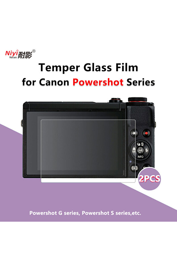 V1 Camera Temper Glass Film for Canon Powershot Camera Screen Protector Waterproof HD SX740 SX730 G7
