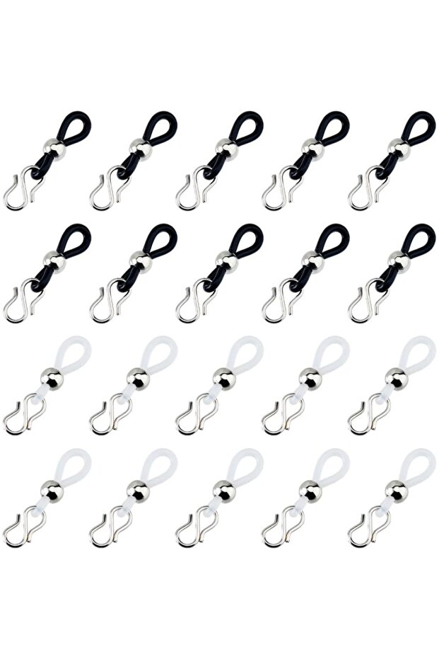 AECH08-05328 20Pcs Jeans Keep Zipper 2 Color Zipper Holder Upper Pant Zipper Keeper Jeans Zipper and