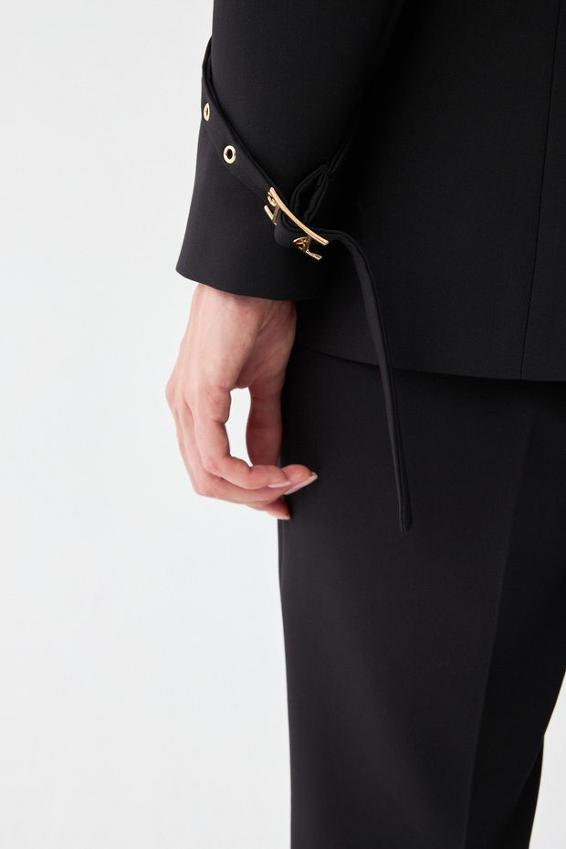 Tek Düğmeli Blazer Takım - 7