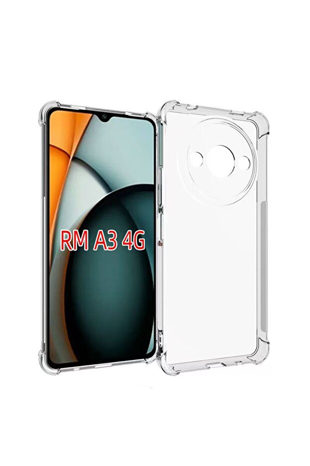 حافظة هاتف Redmi A3 الجديدة المقاومة للصدمات لهاتف Redmi A3 A3x حافظة شفافة وناعمة من مادة TPU لهاتف Redmi A3 X