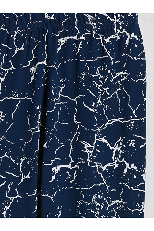 Lacivert Beli Lastikli Erkek Çocuk Pijama Alt 2'li - 6