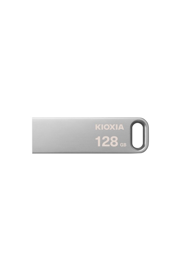 KIOXIA U366 128GB USB 3.2 Gen1 TransMemory، مظهر معدني، قرص فلاش
