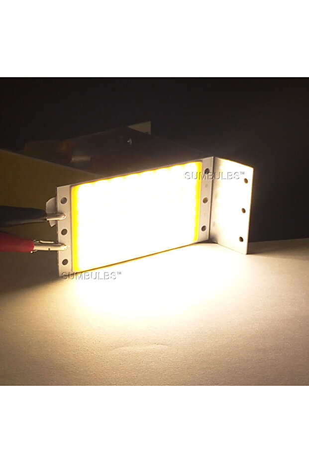 Warm White Sumbubs 94x50mm 15W COB LED Light Panel Ultra Bright Warm/Cool White/Blue/Red DC 12V Matr