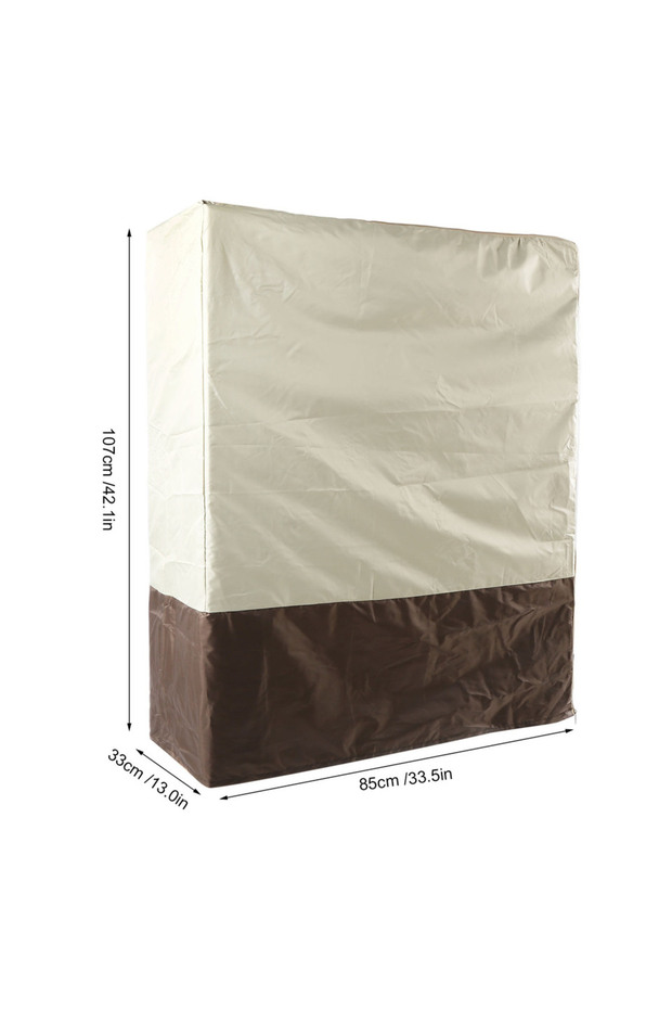 85x33x107cm Folding Bed Cover 210D Oxford Cloth Dustproof Waterproof Rollaway Bed Protective Cover f