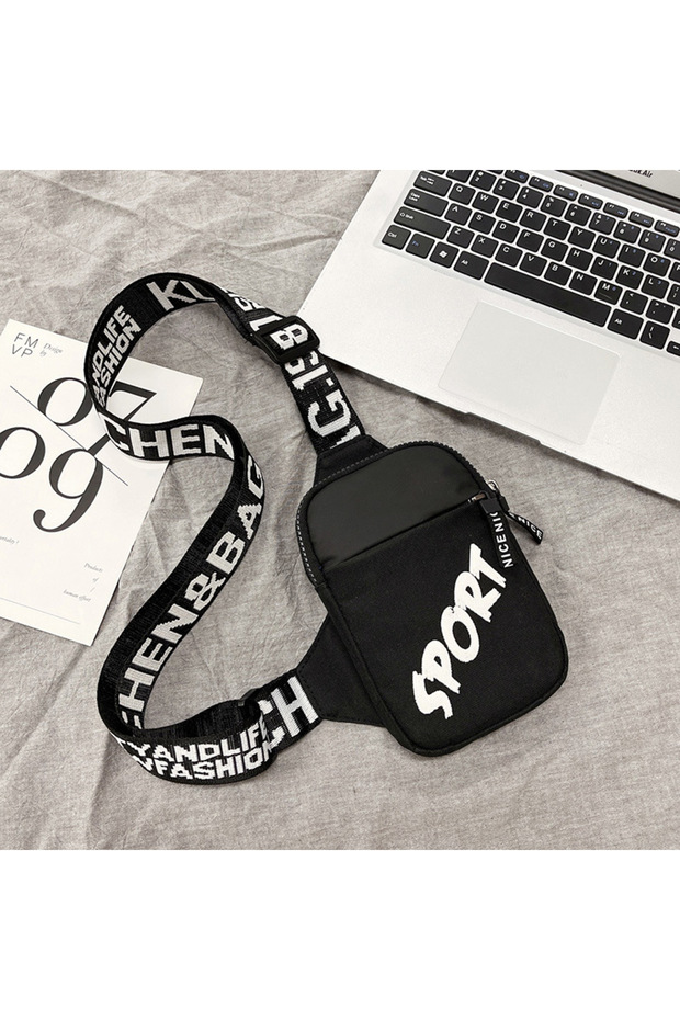 حقيبة كتف رجالية D INS Trend حقيبة ظهر صغيرة مقاومة للماء للهاتف المحمول حقيبة رسول للرجال حقيبة مربعة.