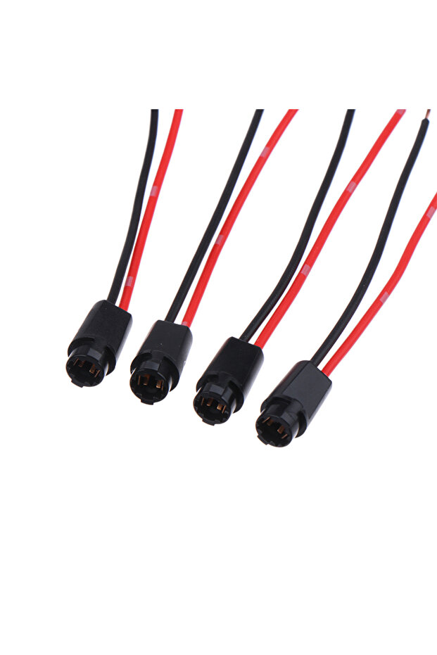 5Pcs T5 LED Bulb Holder Socket For 1.2W W3W Width Instrument Light Socket LED T5 Light Bulb Plug ... - 2
