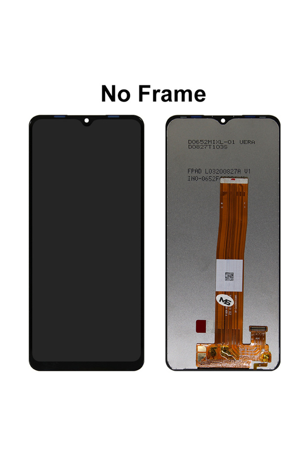 شاشة LCD IPS سوداء بدون إطار مقاس 6.5 بوصة لهاتف Samsung Galaxy A12 وA125 LCD تعمل باللمس مع محول رقمي