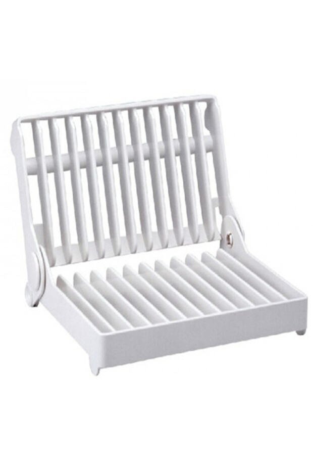 type01 Creative Dish Plate Drain Rack Kitchen Tableware Drying Storage Tray Holder Multifunctional C - 1