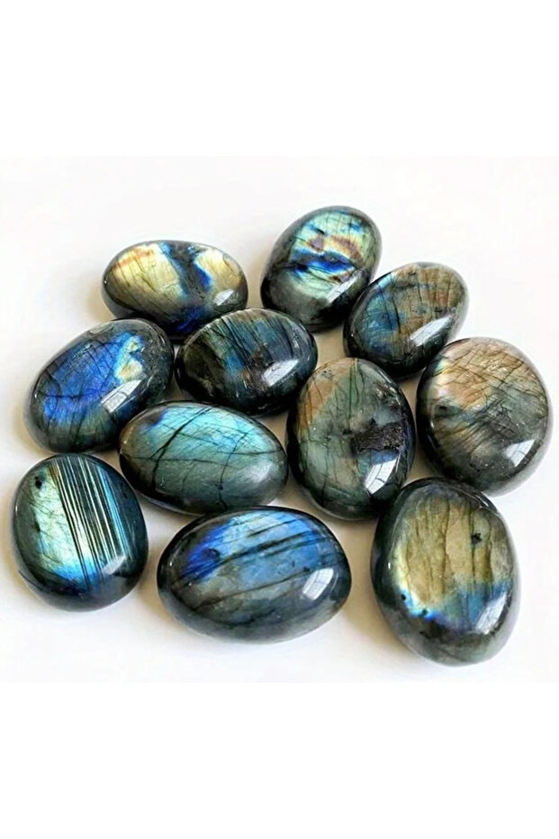 4-5cm Labradorite Plaything Blue Moonstone Crystal Rough Stone Mineral Specimen Natural Stone Home D
