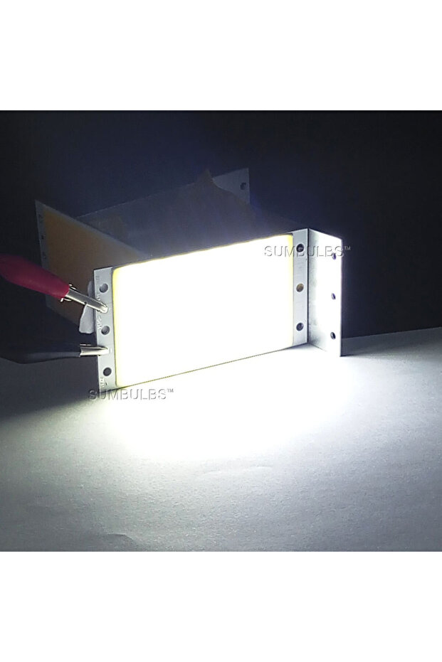 لوحة إضاءة LED COB بيضاء باردة 94x50 مم 15 وات فائقة السطوع دافئة/باردة بيضاء/زرقاء/حمراء DC 12V Matr