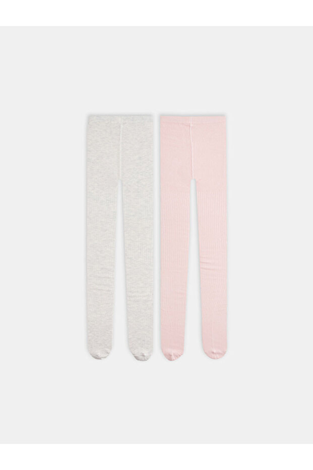 Basic Girls' Tights 2 Pack