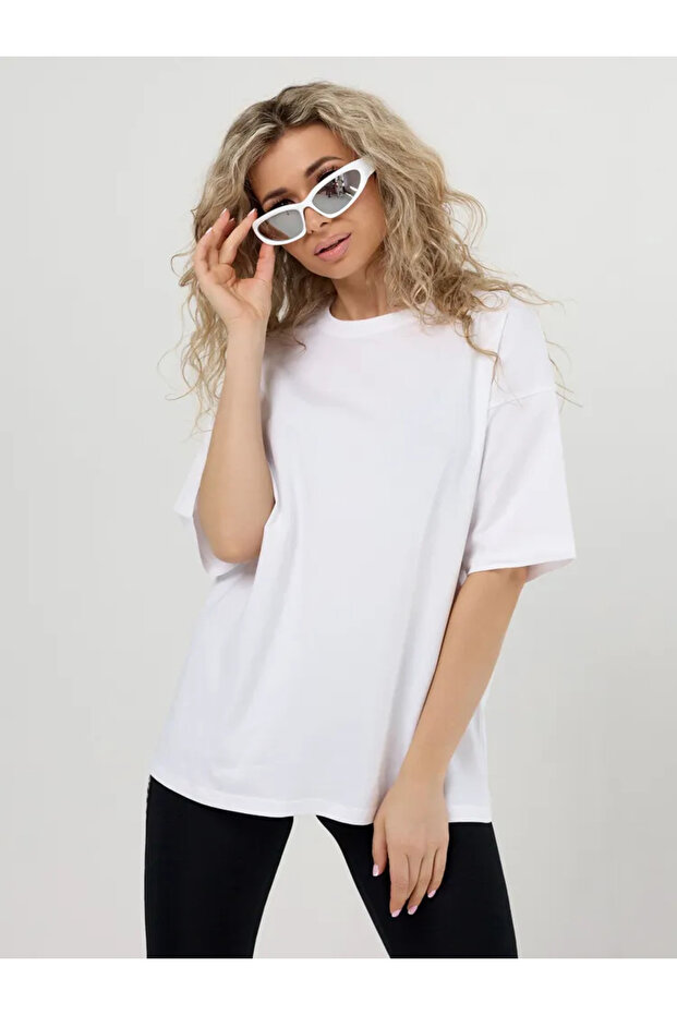 Μπλουζάκι Unisex Crew Neck oversized Basic - 6
