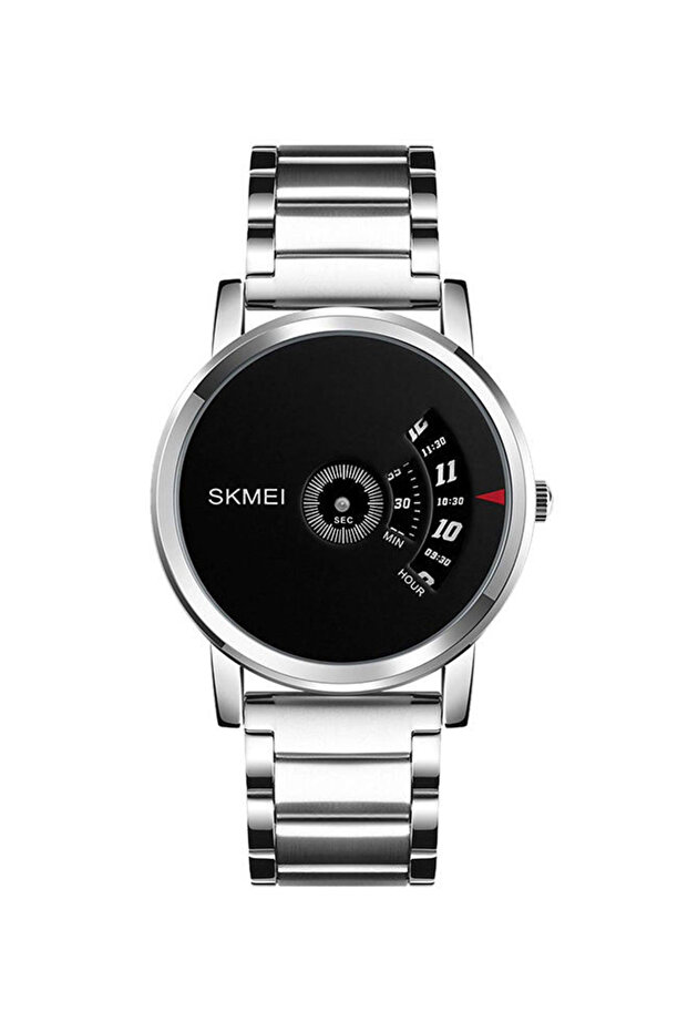 Water Resistant Stainless Steel Analog Watch 1260 - 39 mm - Silver
