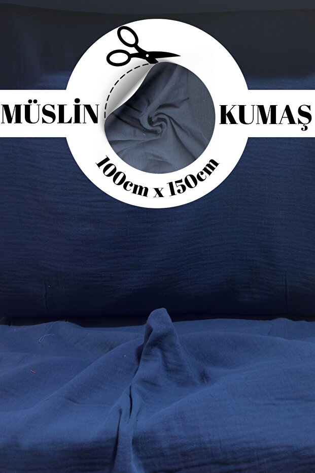 Multi-Purpose Muslin Fabric - Suitable for Baby Blankets, Shawls, and Tunic Dress Sets