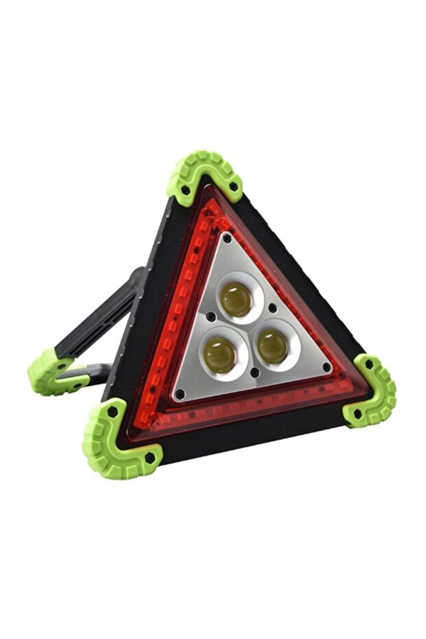 Triunghi Multifunctional de Avertizare, Flippy, Lanterna LED, Verde - 8