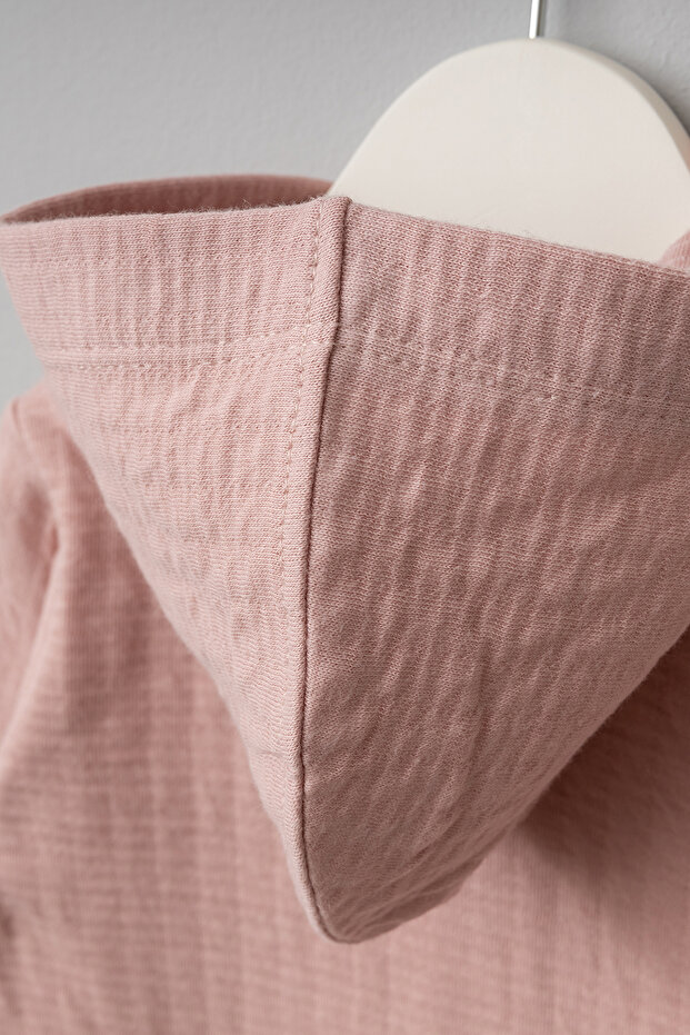 Bebek Kapüşonlu Hırka - 4