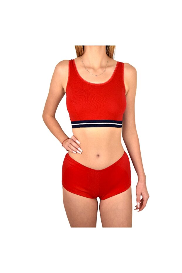 Bustiera dama, Rosu - 3