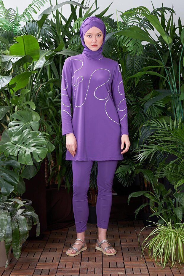 TAŞ İŞLEMELİ TESETTÜR MAYO - 2