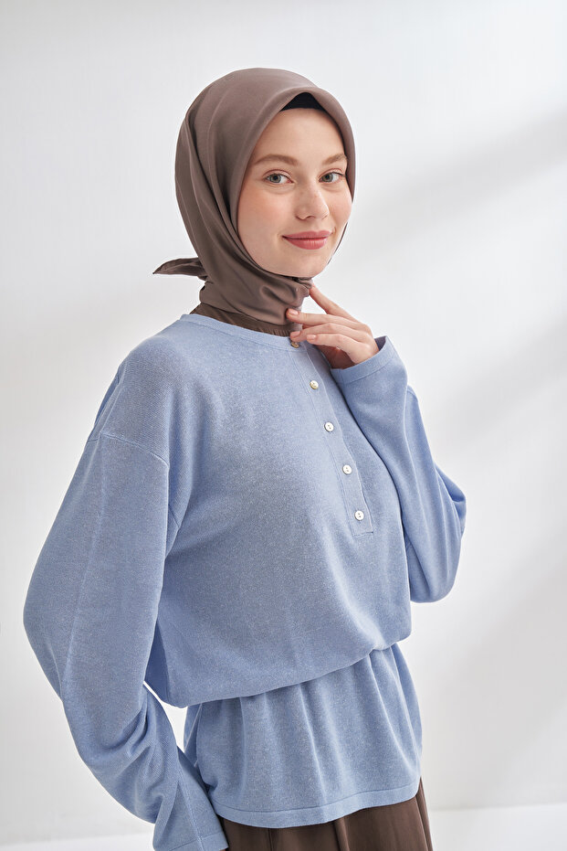 Premium Twill Silk Scarf - Toprak