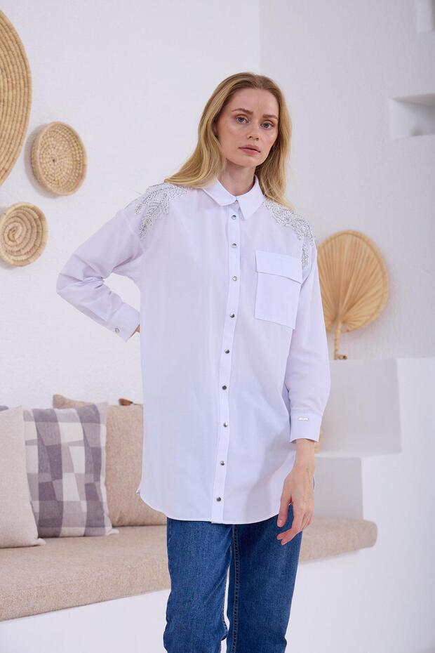 Gömlek MB11.245 Beyaz - 4