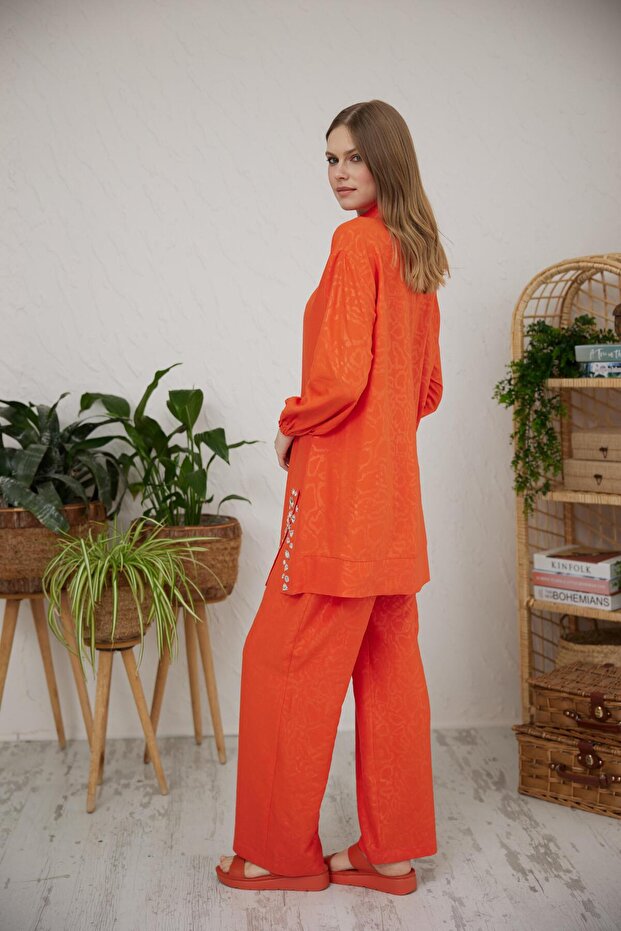 YIRTMACI TAŞLI PAMUKLU TAKIM - 7