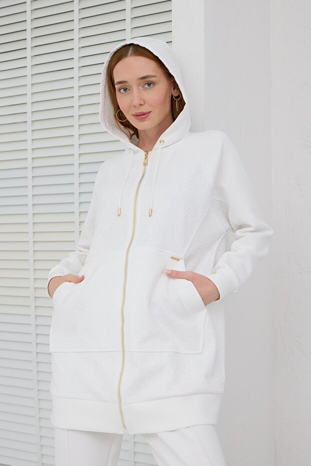 Scuba Suit with Embossed Pattern - 8