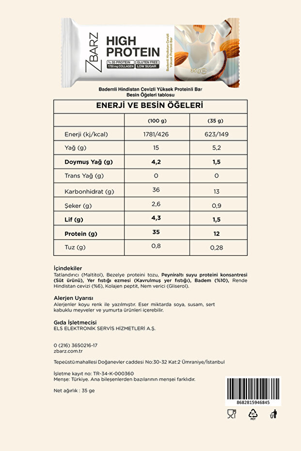 Lansman Özel Protein Bar Kutusu 3*1 ( 3 Adet ) - 2
